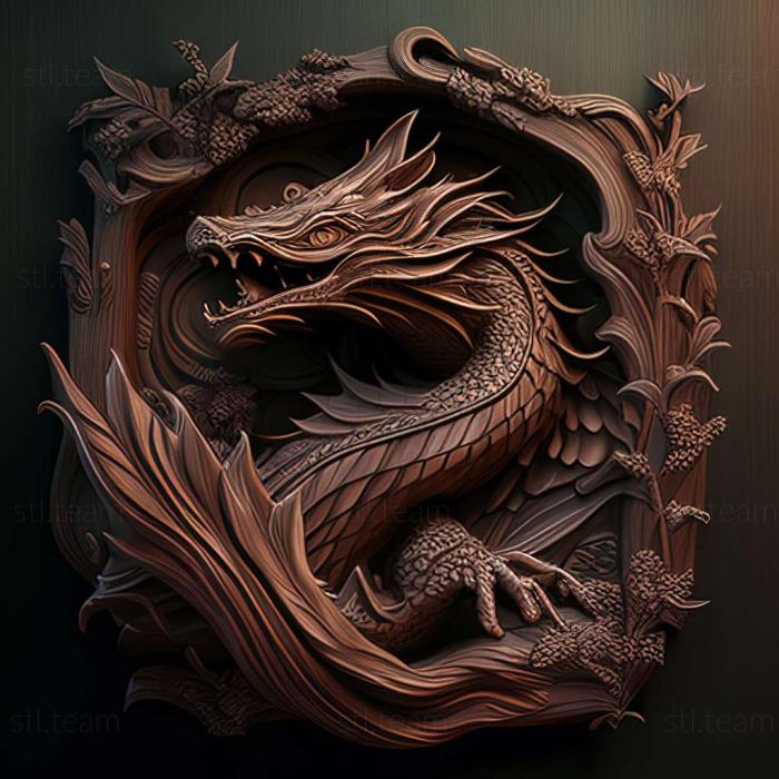3D модель Игра Лунг Сила дракона (STL)